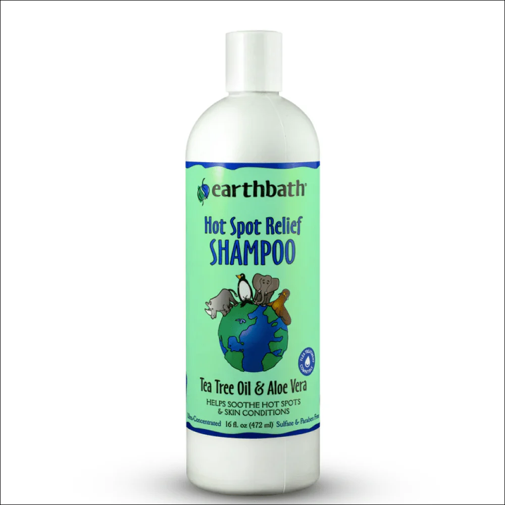 EarthBath Tea Tree & Aloe Vera Hot Spot Relief Shampoo for Dogs and Cats - Image 3