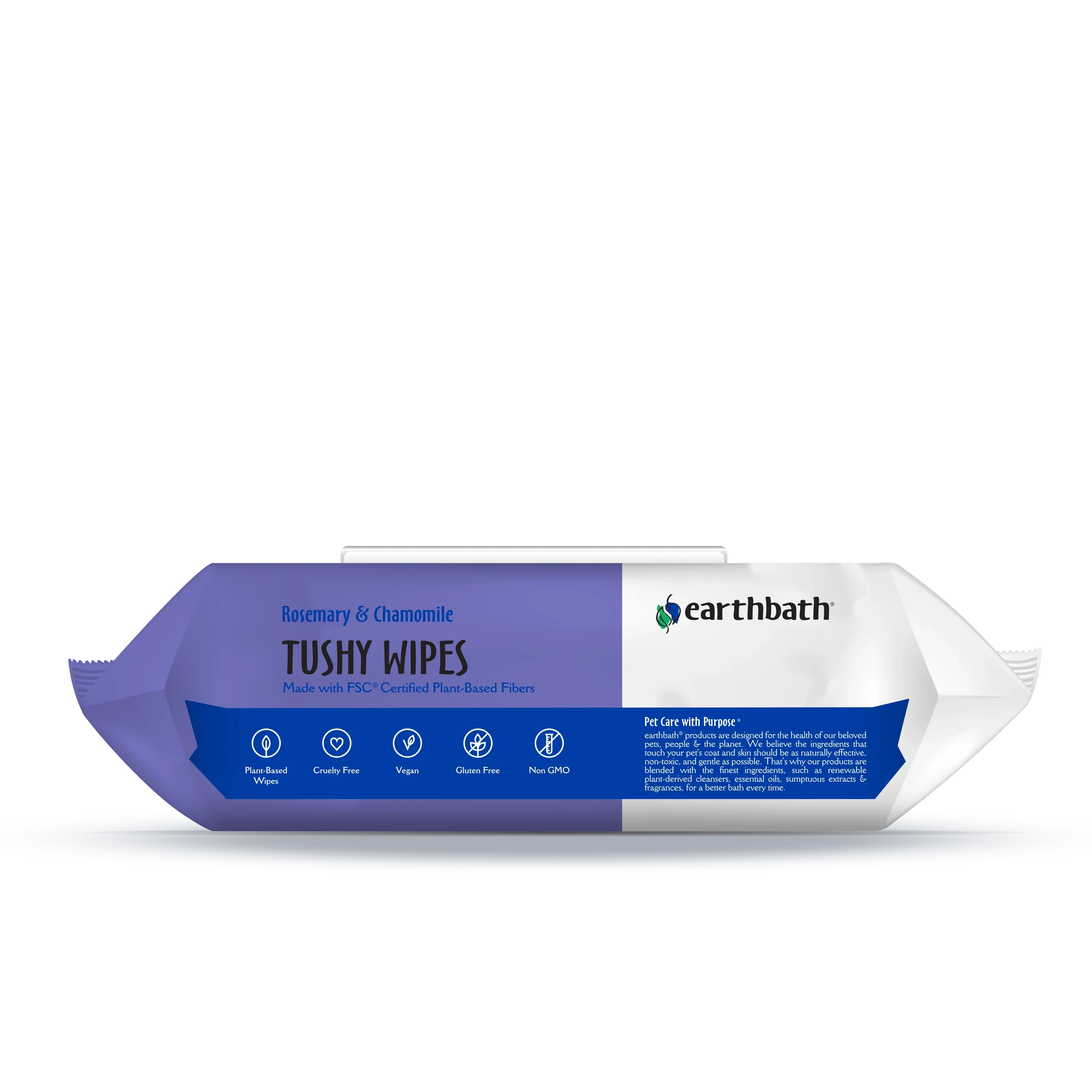 EarthBath Rosemary and Chamomile Scented Tushy Wipes for Dogs and Cats - Image 7