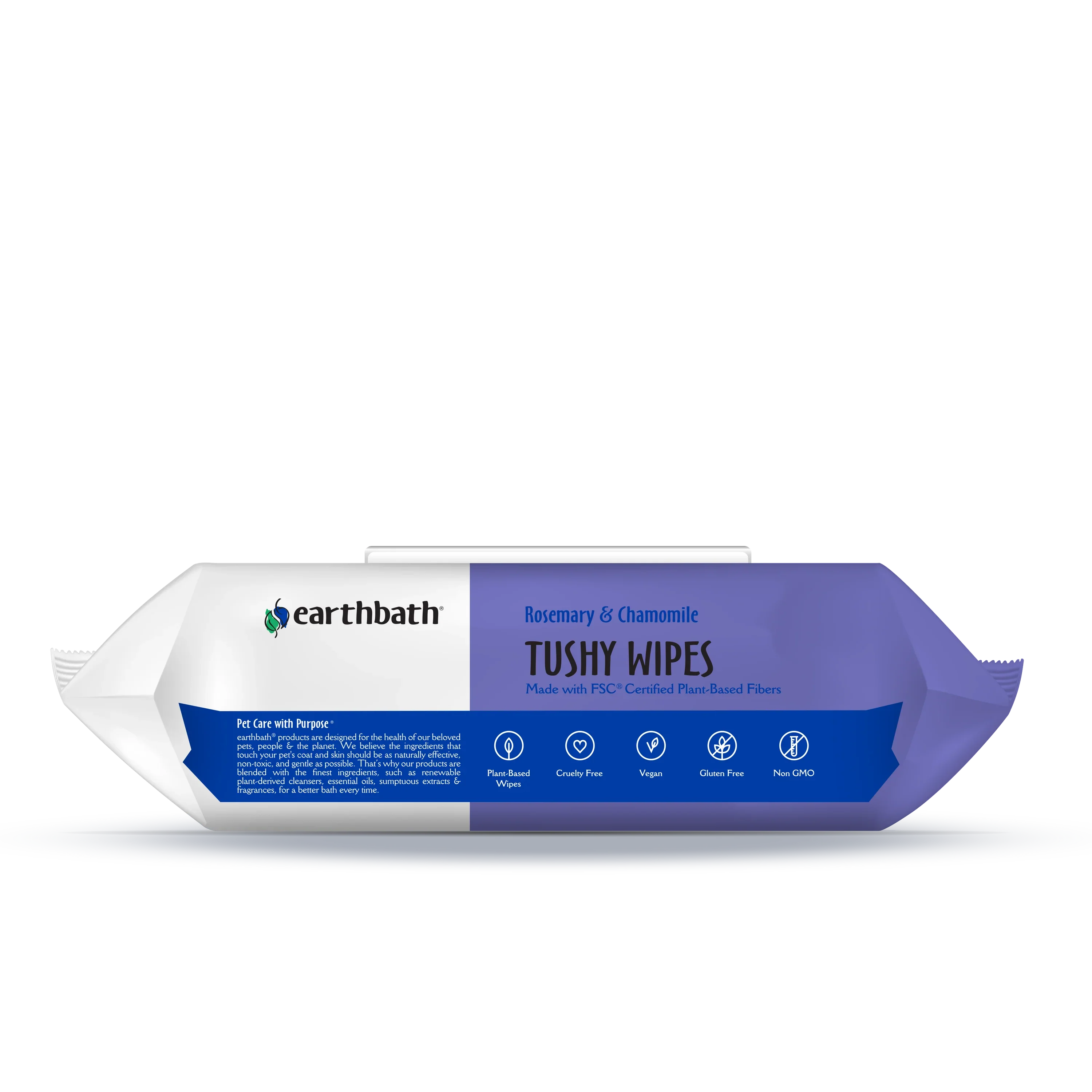 EarthBath Rosemary and Chamomile Scented Tushy Wipes for Dogs and Cats - Image 8