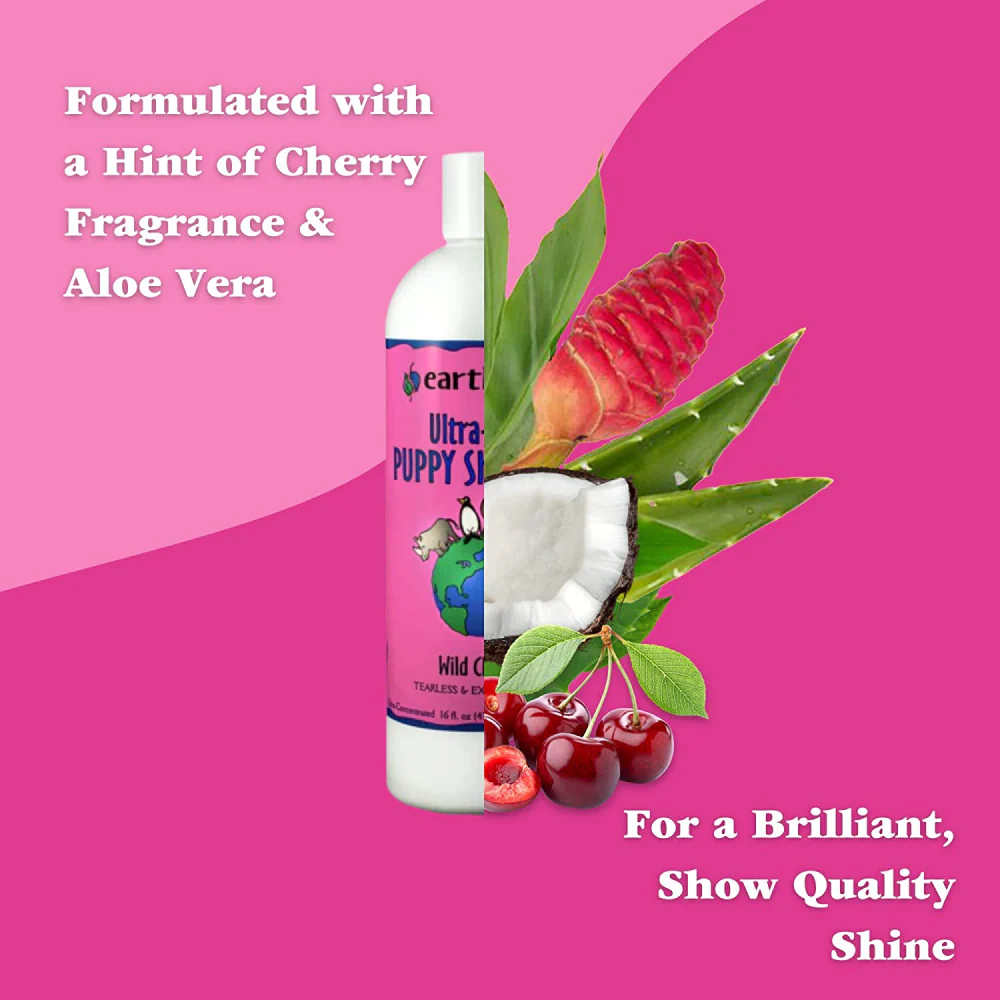 EarthBath Ultra Mild Puppy Shampoo Wild Cherry - Image 6