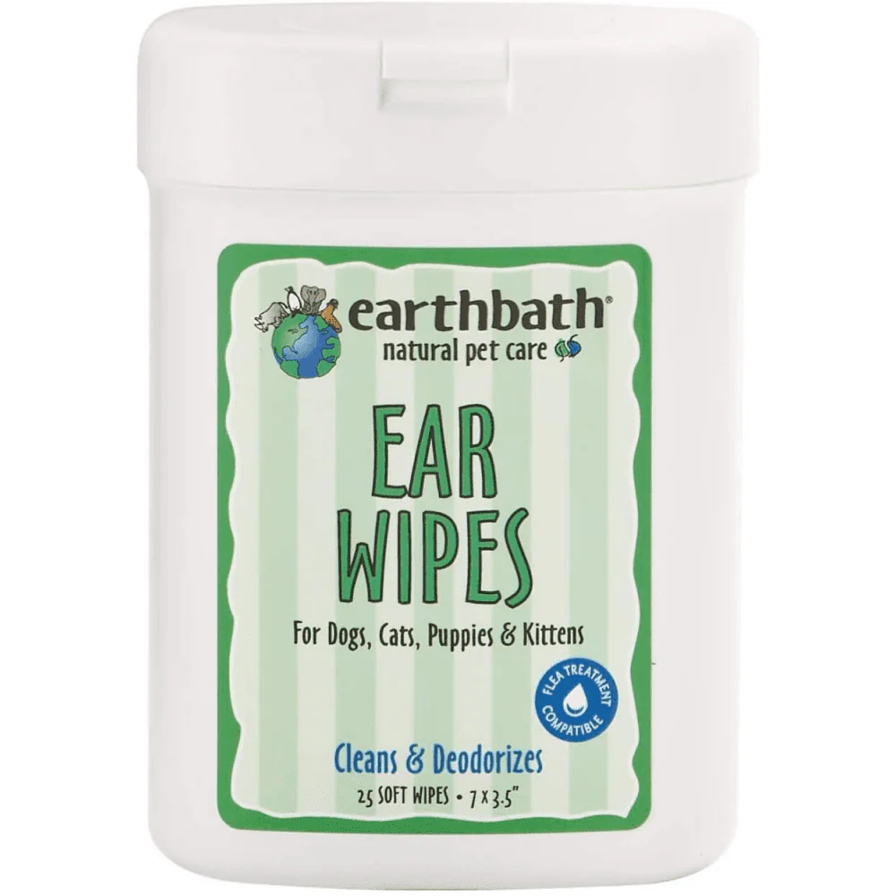 EarthBath Witch Hazel Fragrance Free Ear Wipes for Dogs and Cats - Image 2