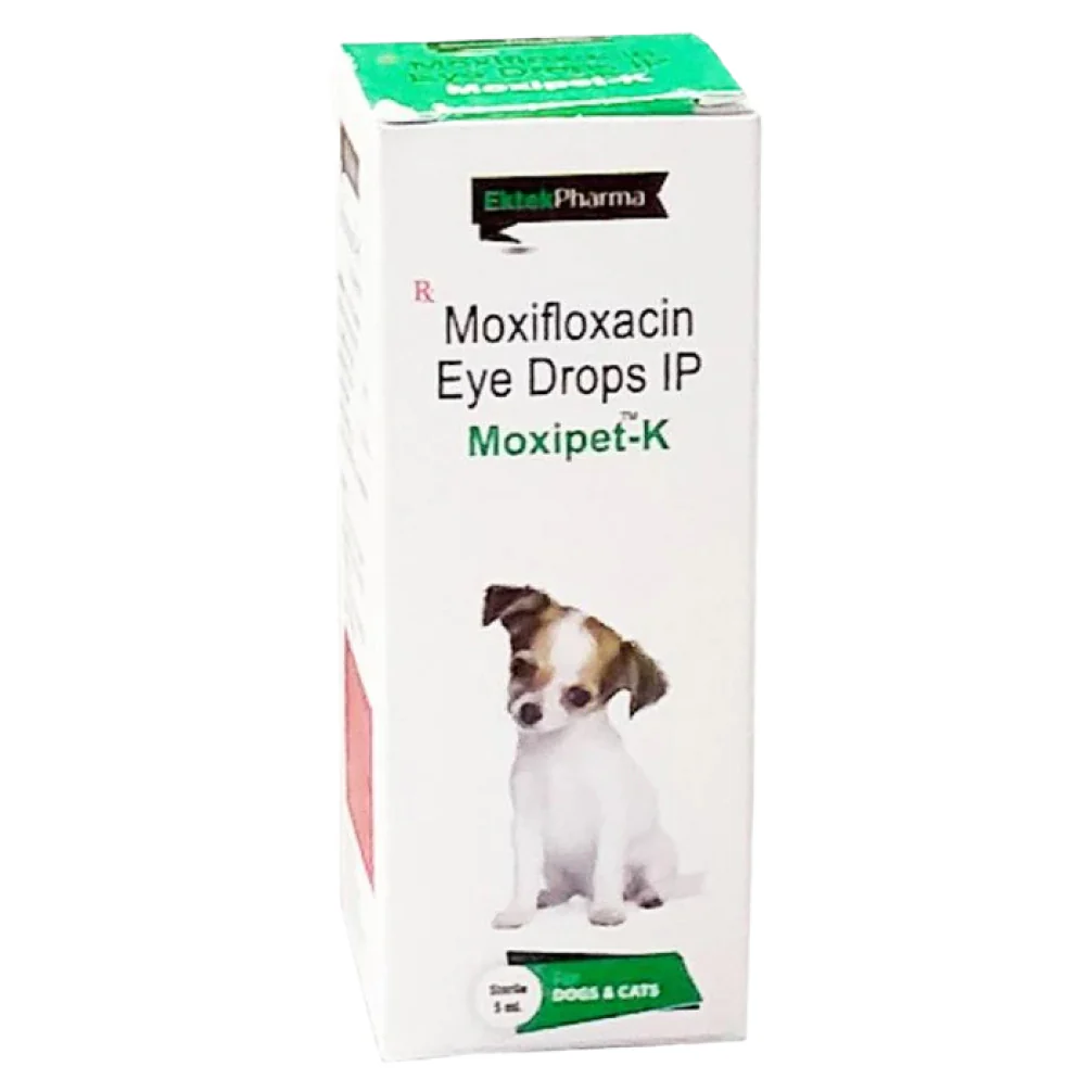 Ek Tek Moxipet K Eye Drops (Moxifloxacin) for Dogs and Cats - Image 2