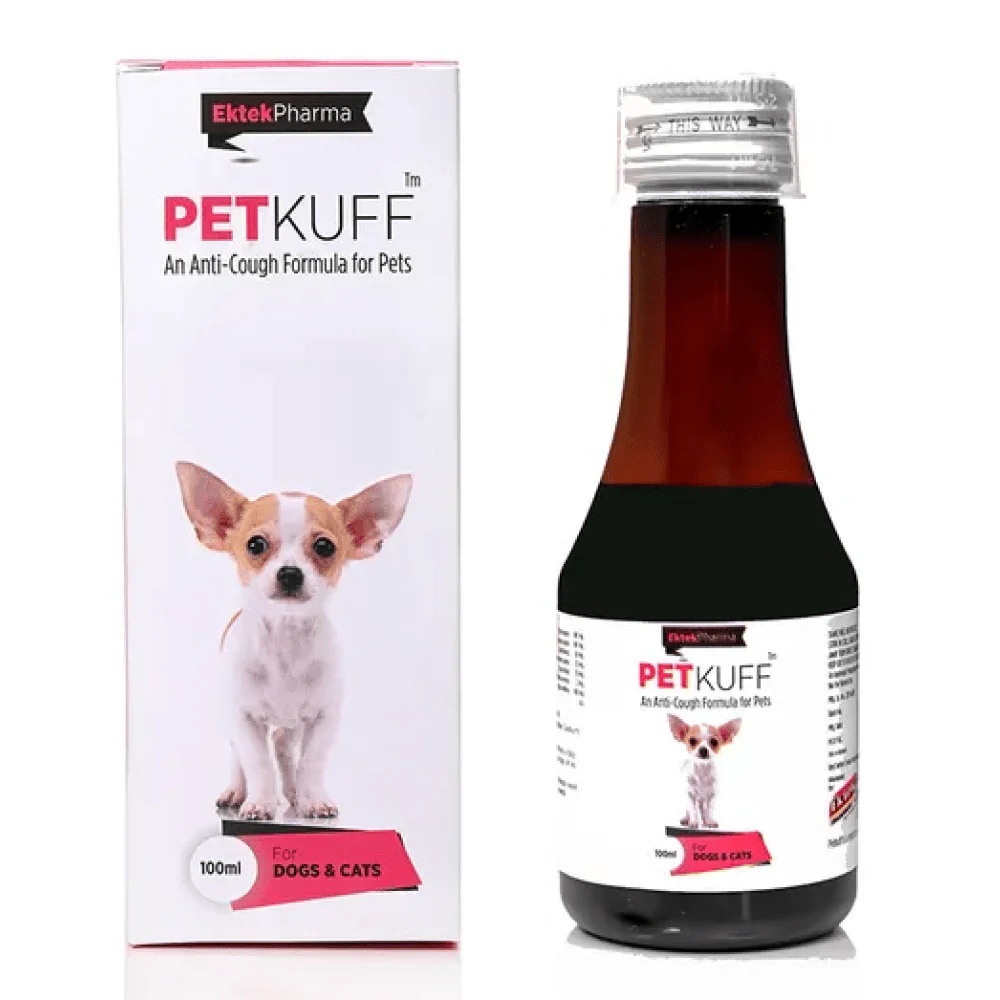 Ek Tek Pet Kuff Cough Syrup for Dogs and Cats (100ml) - Image 2