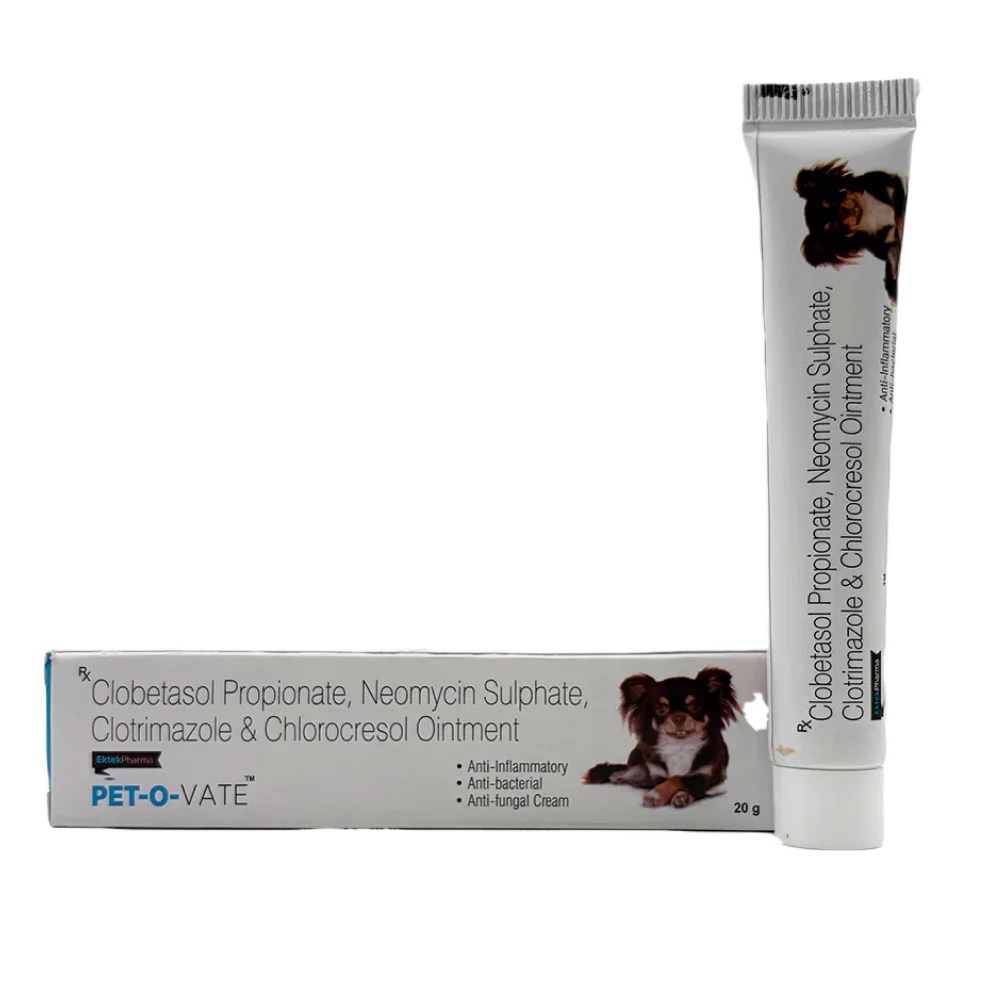 Ek Tek Petovate Onitment (anti inflammatory antibacterial & antifungal) for Dogs