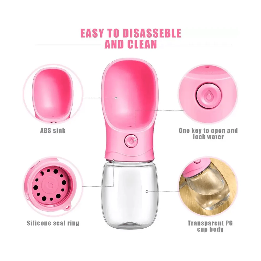 Emily Pets Bottle for Dogs and Cats (Pink) - Image 3