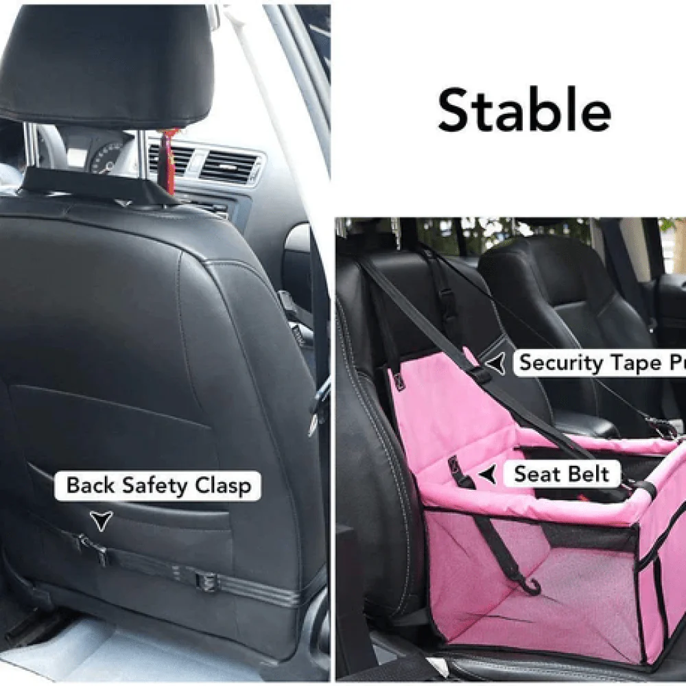 Emily Pets Car Carrier for Dogs and Cats (Pink) - Image 4