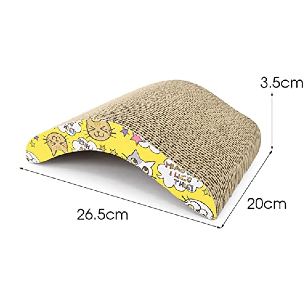 Emily Pets Curved Scratching Board Toy for Cats - Image 2