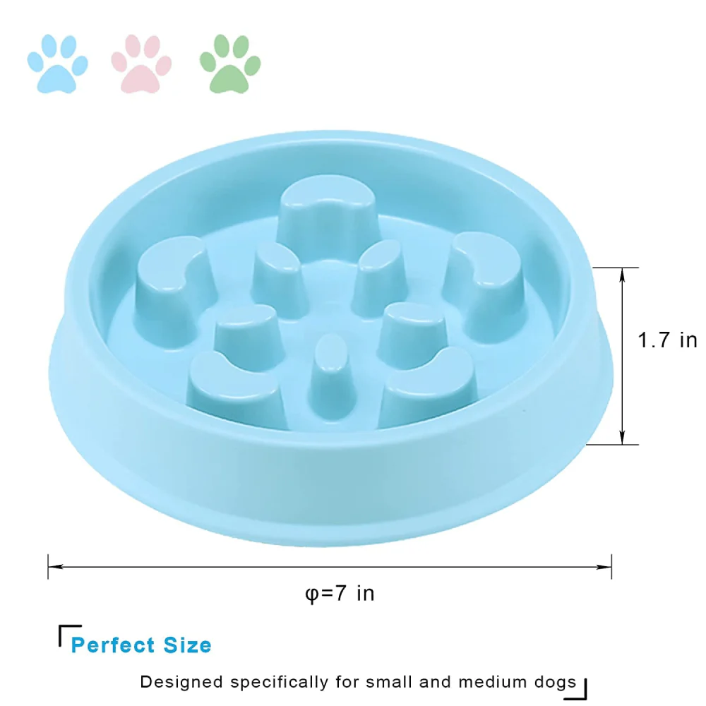 Emily Pets Interactive Food Bowl for Dogs (Blue) - Image 2