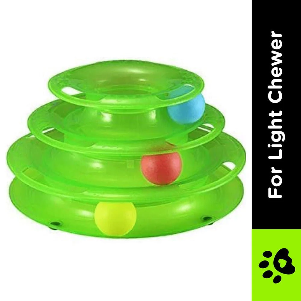 Emily Pets Interactive Tower of Tracks for Cats (Green) - Image 2