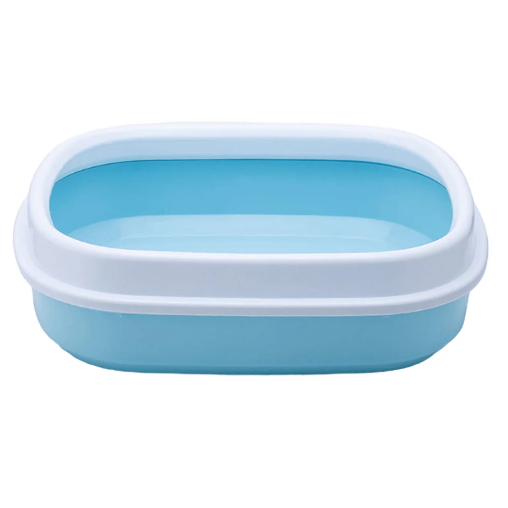 Emily Pets Litter Box With Scooper for Cats (Blue) - Image 3