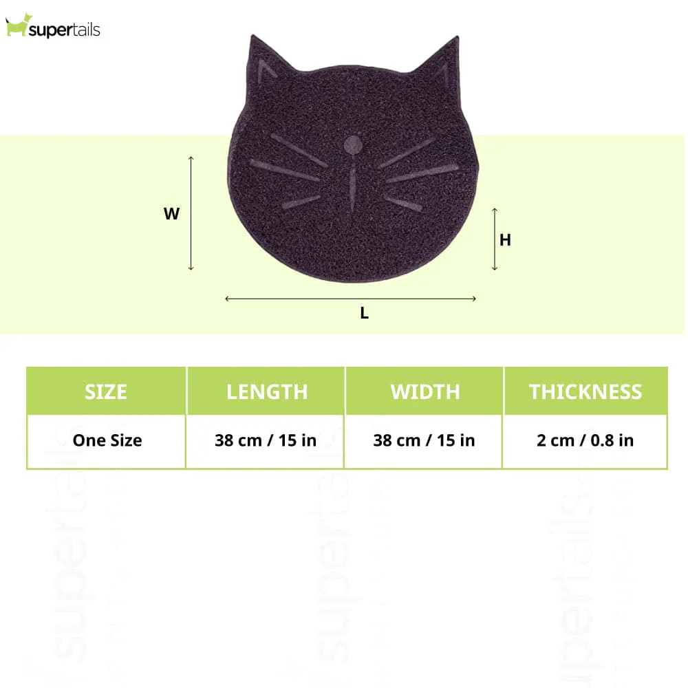 Emily Pets Litter Mat, Non Slip Litter Tracking Mat for Cats (Chocolate) - Image 2