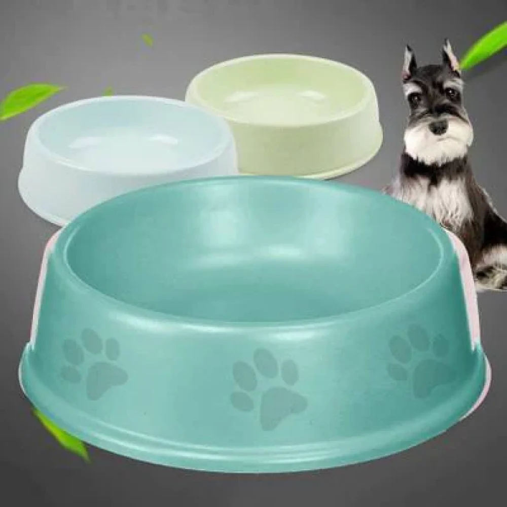 Emily Pets Single Round Bowl dog food bowls for Dogs and Cats (Green) - Image 2