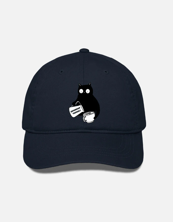EverythingBoho Cat Barista BaseBall Cap - Image 2