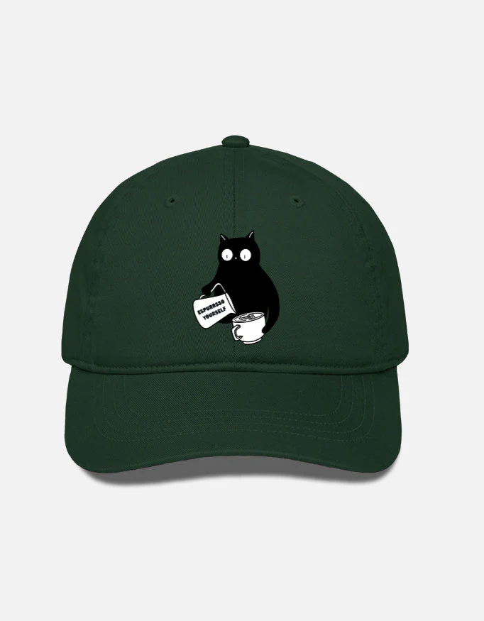 EverythingBoho Cat Barista BaseBall Cap - Image 3