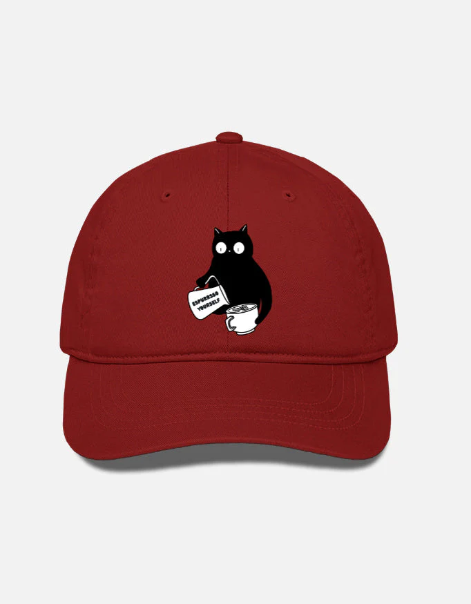 EverythingBoho Cat Barista BaseBall Cap - Image 4