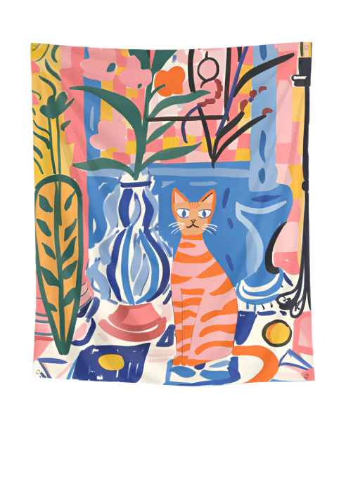 EverythingBoho Catitude Tapestry Wall Art - Image 3