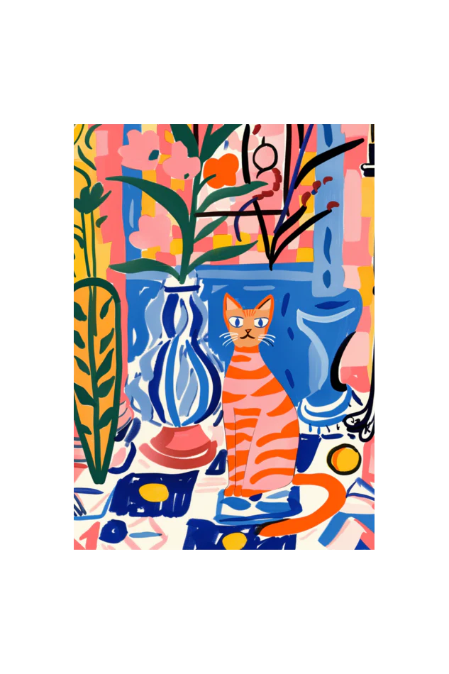 EverythingBoho The House Cat Boho Wall Art (Bottle Green) - Image 3