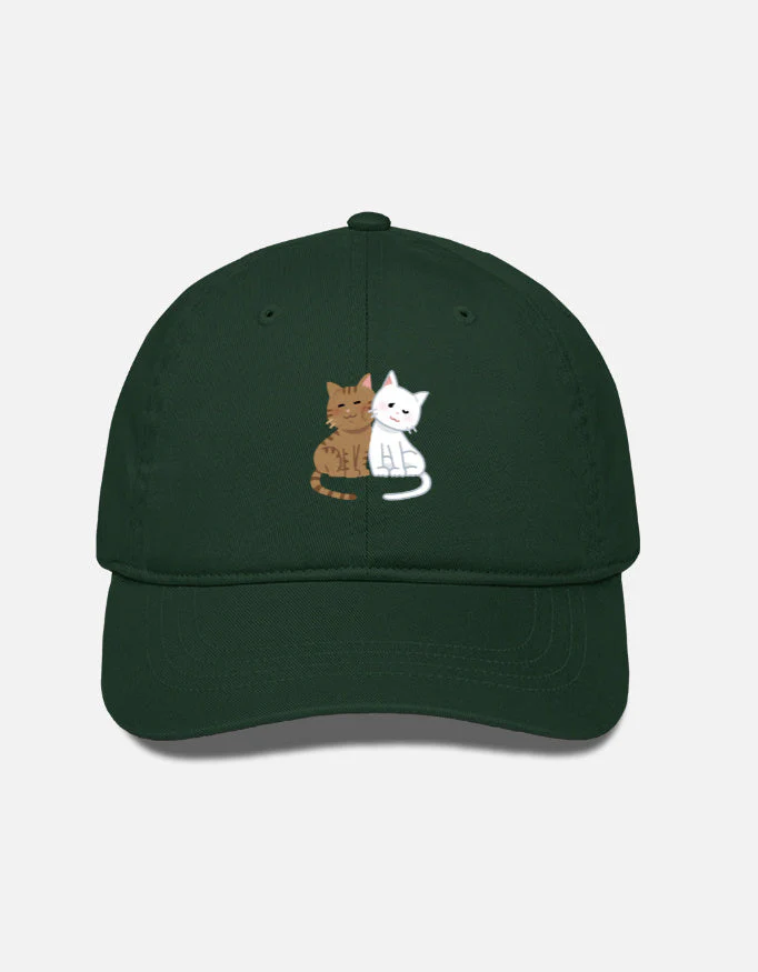 EverythingBoho Two Cats BaseBall Cap - Image 3