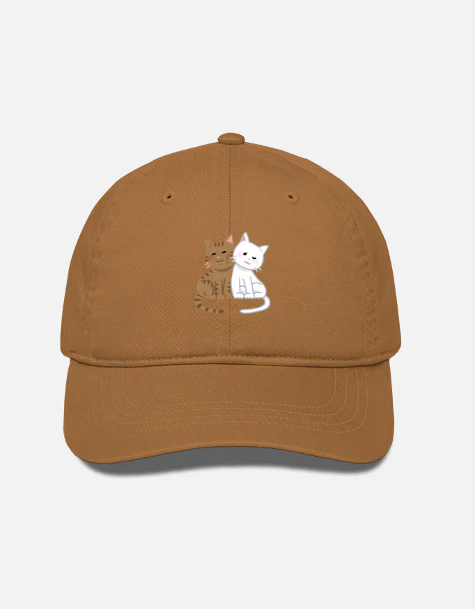 EverythingBoho Two Cats BaseBall Cap - Image 6