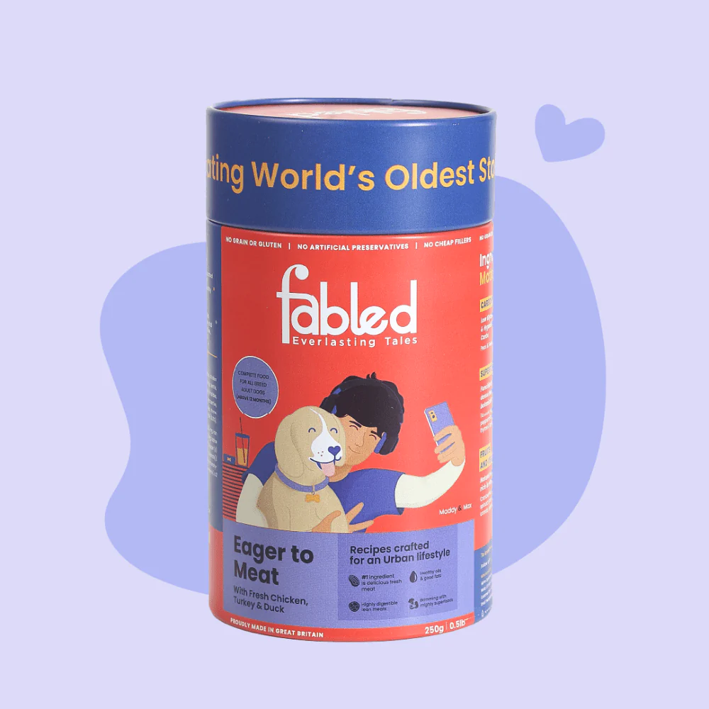 Fabled Eager to Meat Fresh Chicken Turkey and Duck Adult Dog Dry Food - Image 2