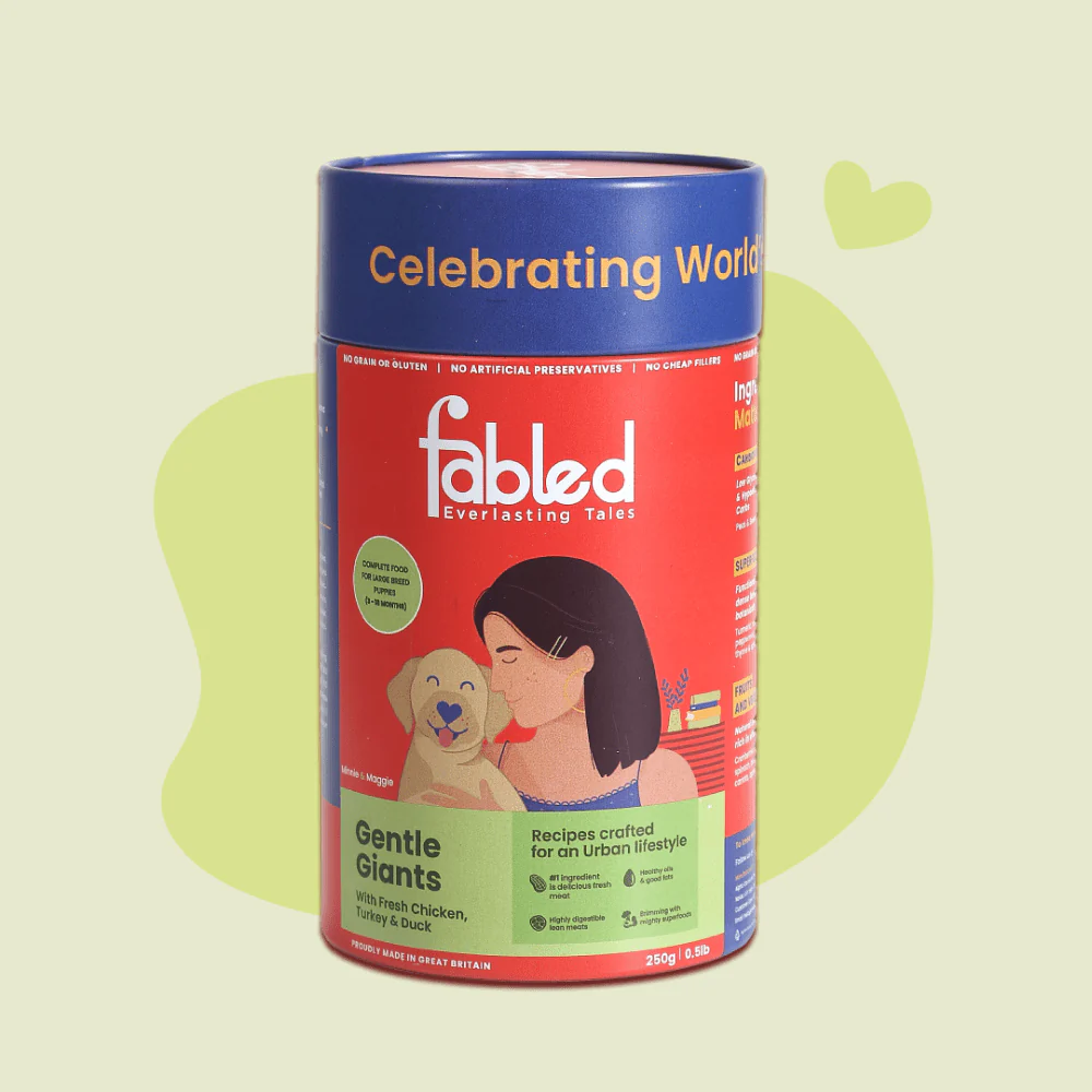 Fabled Gentle Giants Fresh Chicken Turkey and Duck Large Breed Puppy Dry Food - Image 3