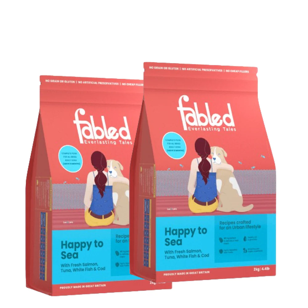 Fabled Happy to Sea Fresh Salmon Tuna White Fish and Cod Adult Dog Dry Food - Image 11