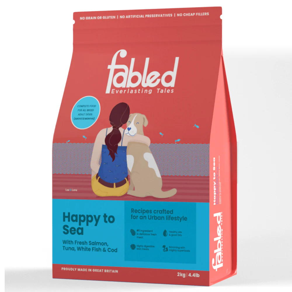 Fabled Happy to Sea Fresh Salmon Tuna White Fish and Cod Adult Dog Dry Food - Image 5