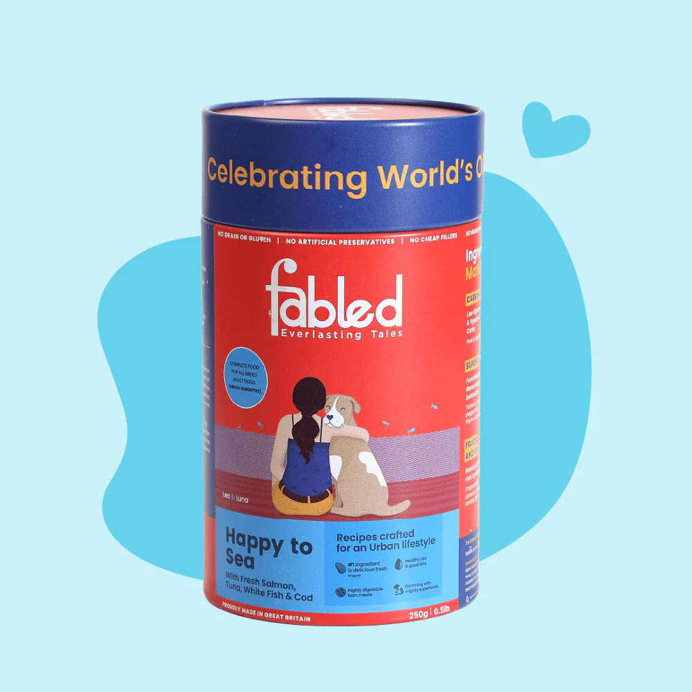 Fabled Happy to Sea Fresh Salmon Tuna White Fish and Cod Adult Dog Dry Food - Image 2