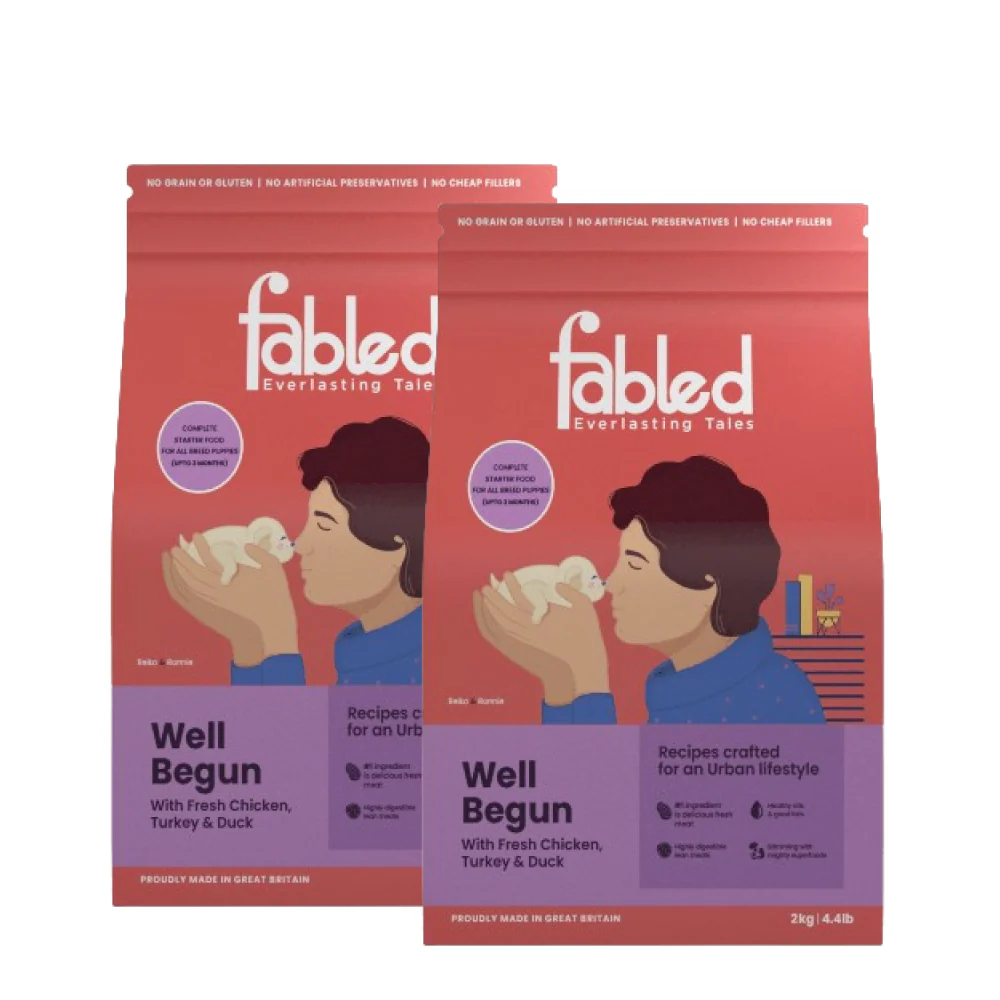 Fabled Well Begun Fresh Chicken Turkey and Duck Puppy Starter Dry Food - Image 11