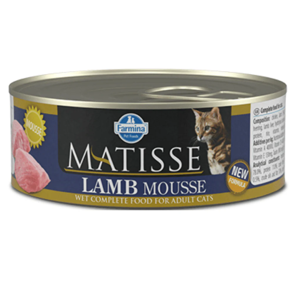 Farmina Matisse Lamb Mousse and Chicken Mousse Adult Cat Wet Food Combo (12+12) - Image 2