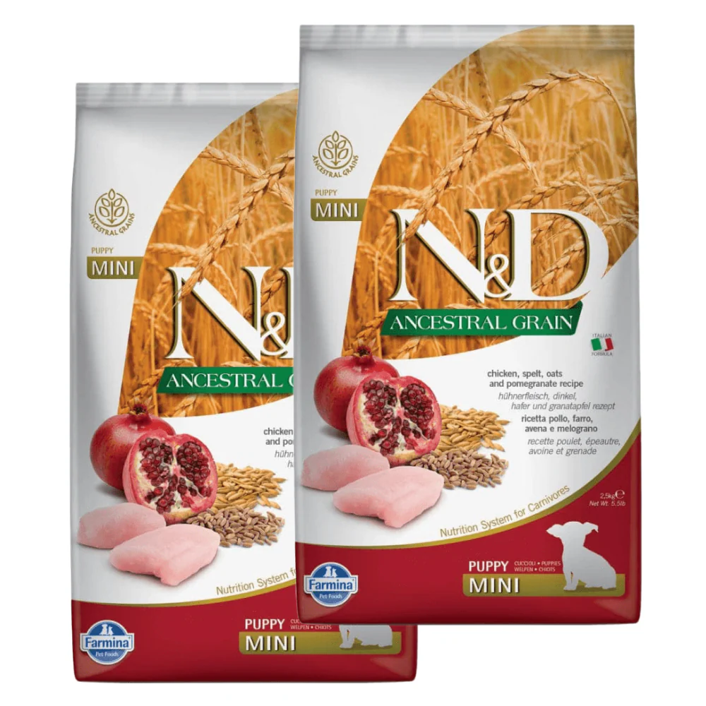 Farmina N&D Chicken & Pomegranate Ancestral Grain Puppy Mini Dog Dry Food - Image 11