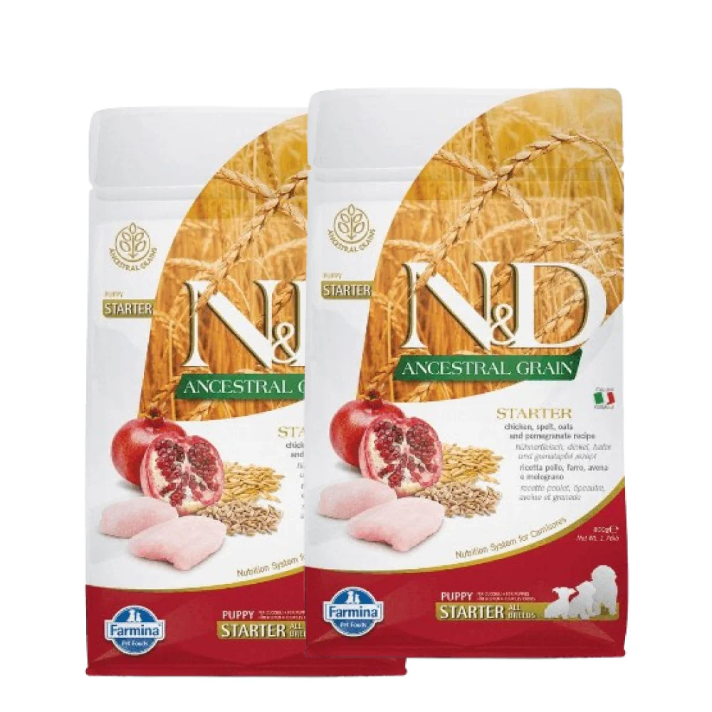 Farmina N&D Chicken & Pomegranate Ancestral Grain Starter Puppy Dog Dry Food - Image 11