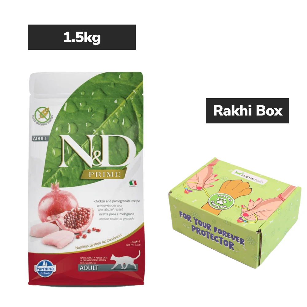 Farmina N&D Prime Chicken & Pomegranate Grain Free Adult Cat Dry Food - Image 13