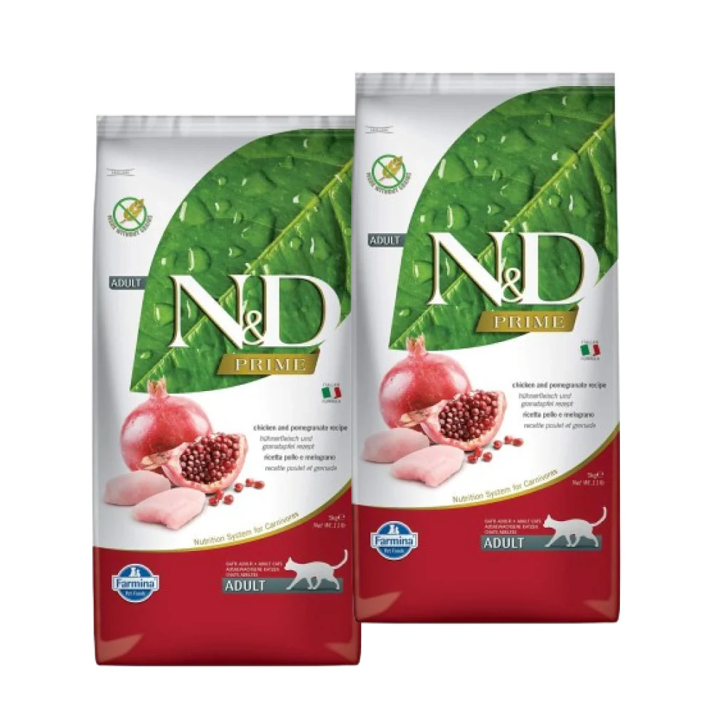 Farmina N&D Prime Chicken & Pomegranate Grain Free Adult Cat Dry Food - Image 12