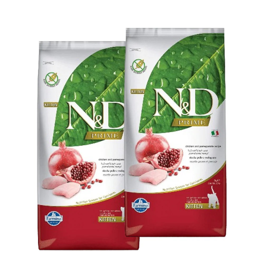 Farmina N&D Prime Chicken & Pomegranate Grain Free Kitten Cat Dry Food - Image 12
