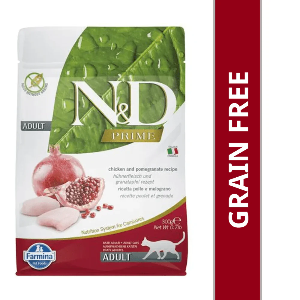 Farmina N&D Prime Chicken & Pomegranate, Lamb & Blueberry and Ocean Herring & Orange Grain Free Adult Cat Dry Food Combo - Image 18