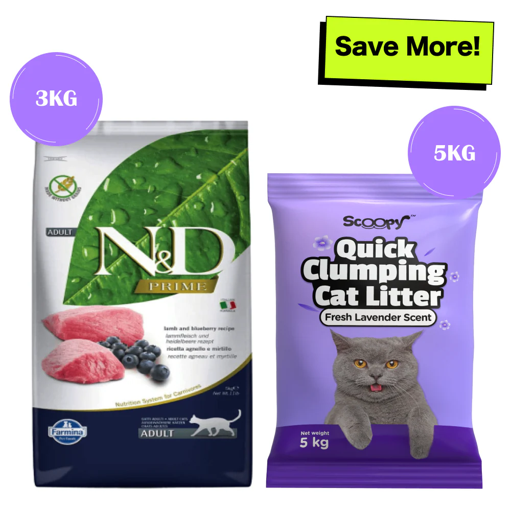 Farmina N&D Prime Lamb & Blueberry Grain Free Adult Cat Dry Food - Image 11