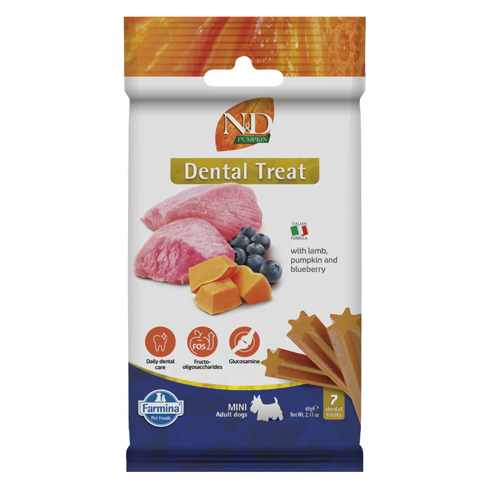 Farmina N&D Pumpkin Lamb & Blueberry Adult Mini Dog Treats
