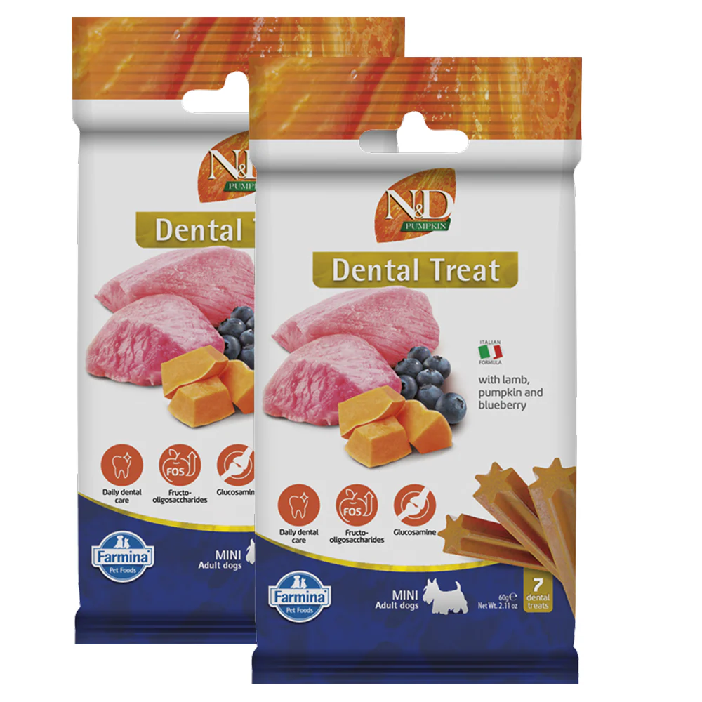 Farmina N&D Pumpkin Lamb & Blueberry Adult Mini Dog Treats - Image 2