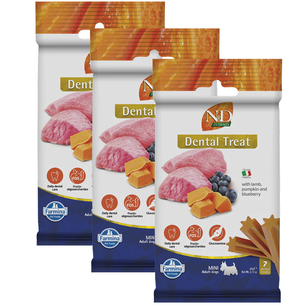 Farmina N&D Pumpkin Lamb & Blueberry Adult Mini Dog Treats - Image 3
