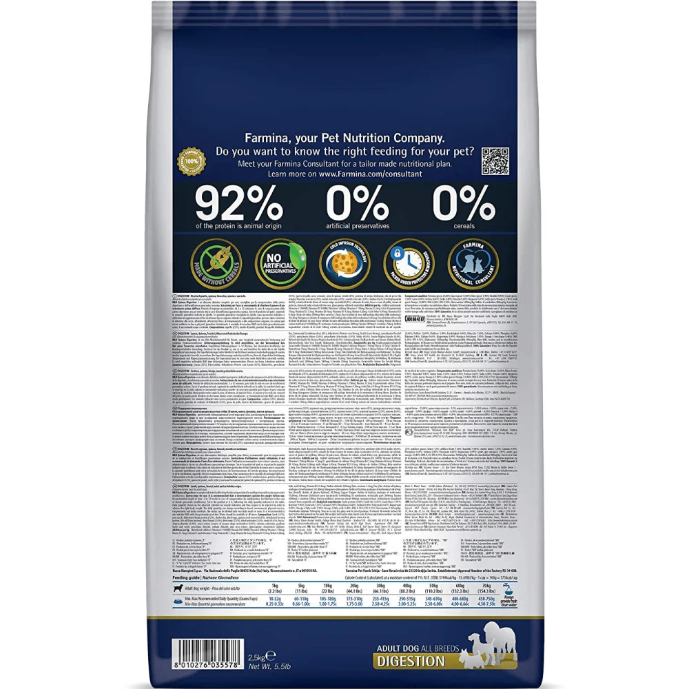 Farmina N&D Quinoa Lamb Mint & Fennel Digestion Grain Free Adult Dry Dog Food - Image 3