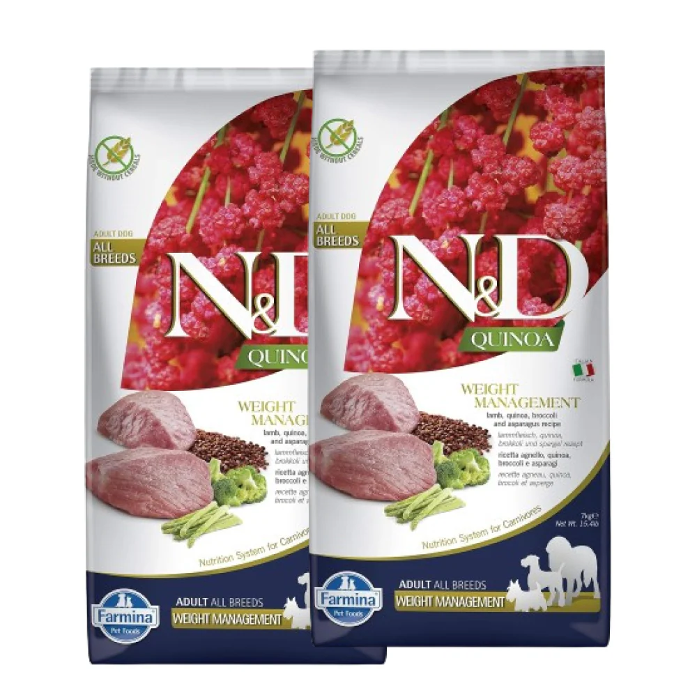Farmina N&D Quinoa Weight Management Grain Free Medium & Maxi Adult Dog Dry Food - Image 13