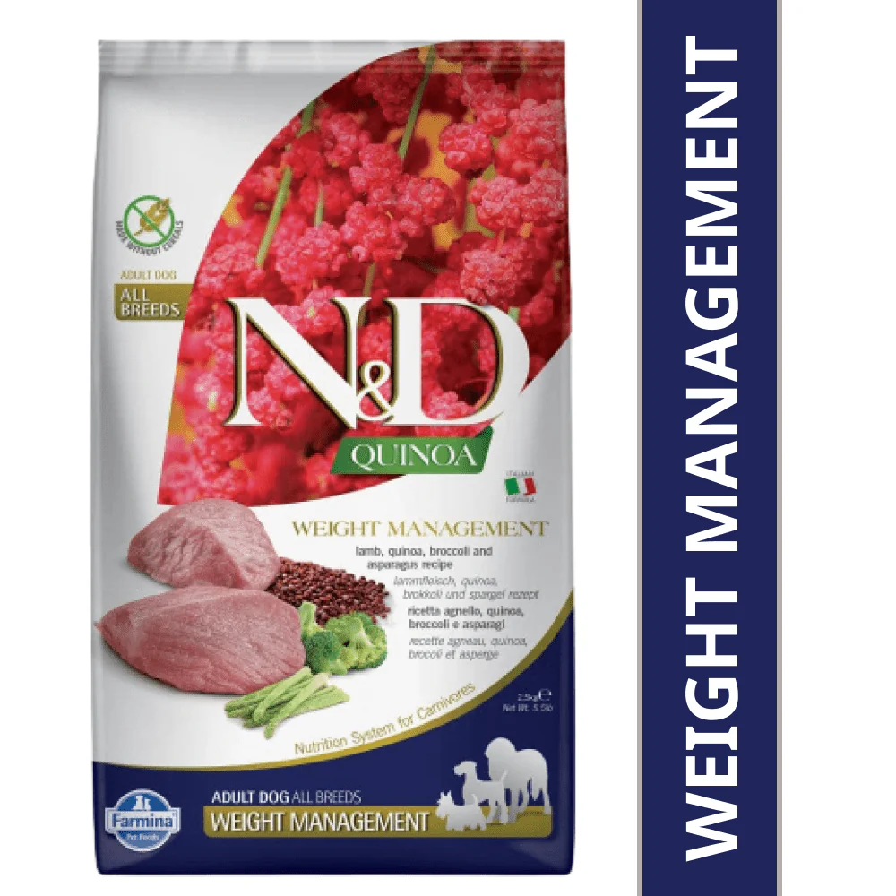 Farmina N&D Quinoa Weight Management Grain Free Medium & Maxi Adult Dog Dry Food - Image 9