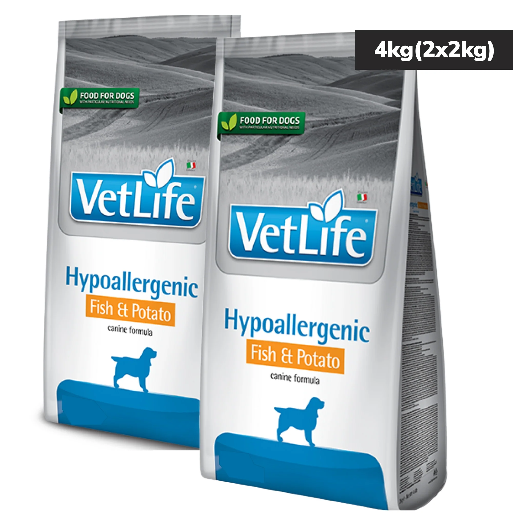 Farmina Vet Life Fish & Potato Hypoallergenic Canine Formula Adult Dog Dry Food - Image 6