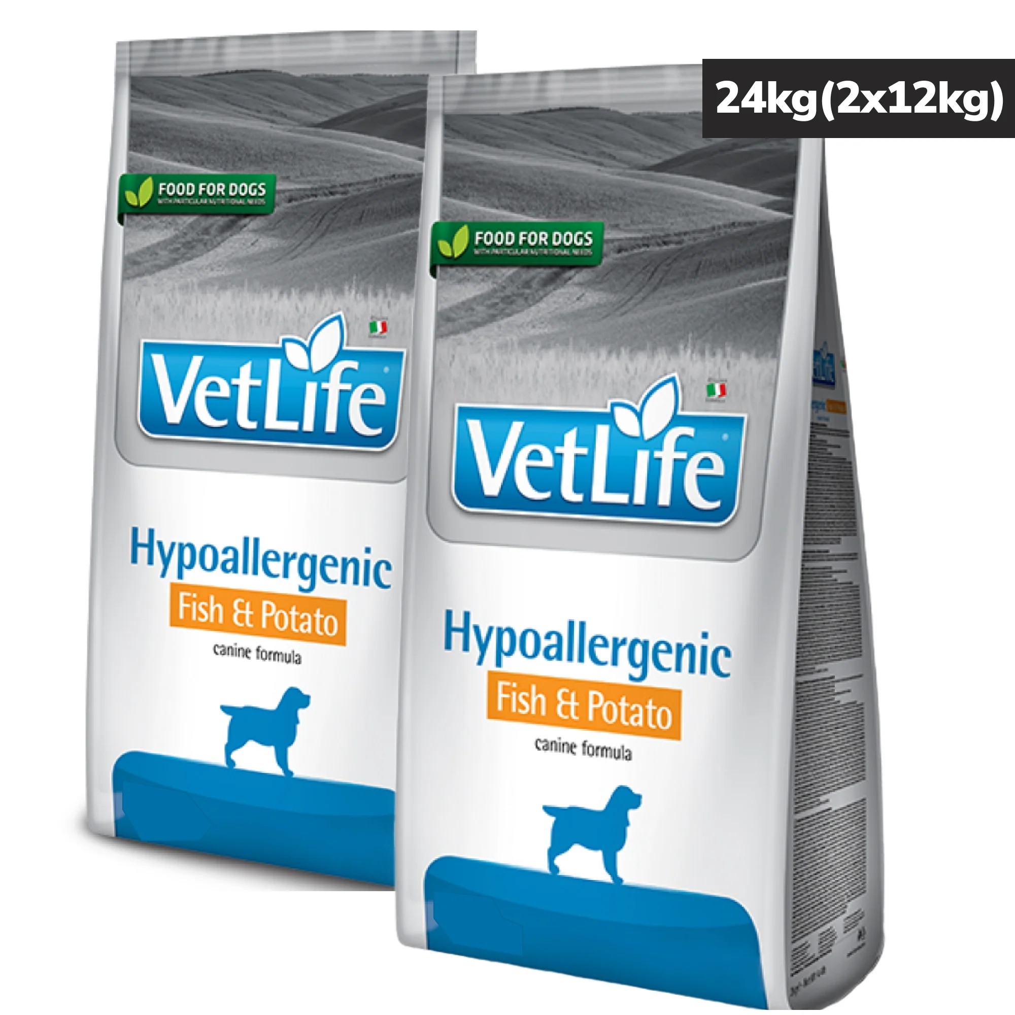Farmina Vet Life Fish & Potato Hypoallergenic Canine Formula Adult Dog Dry Food - Image 8