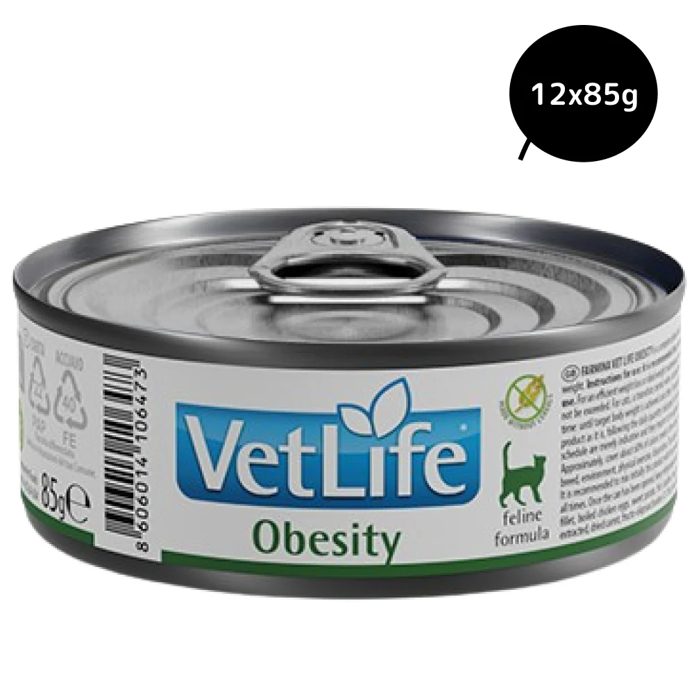 Farmina Vet Life Obesity Feline Formula Diet Cat Wet Food - Image 6