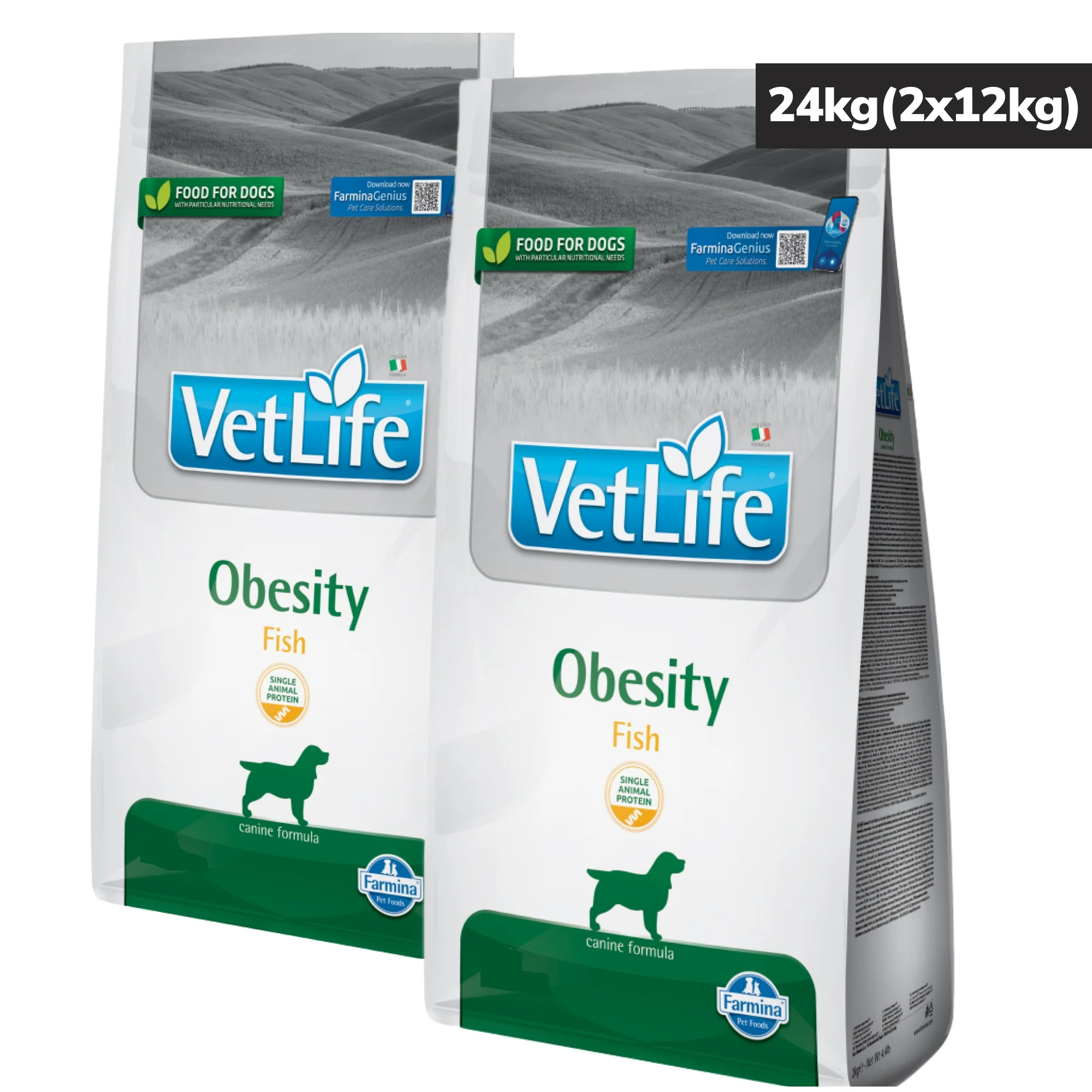 Farmina Vet Life Obesity Fish Adult Dog Dry Food - Image 6