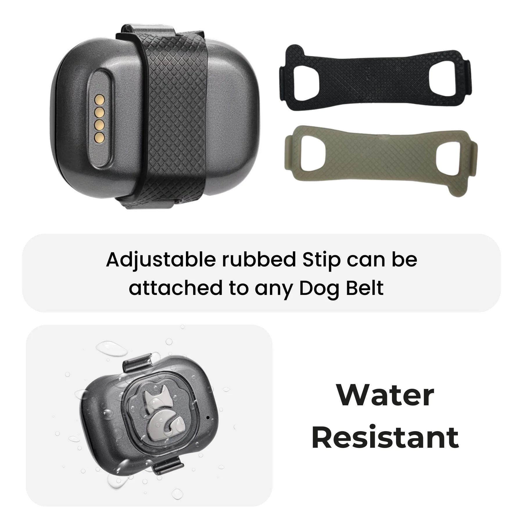 FeTaca G16 Smart 4G GPS Waterproof Mini Collar Tracker with Free Life Time Tracking & App Subscription for Dogs and Cats (Grey) - Image 5