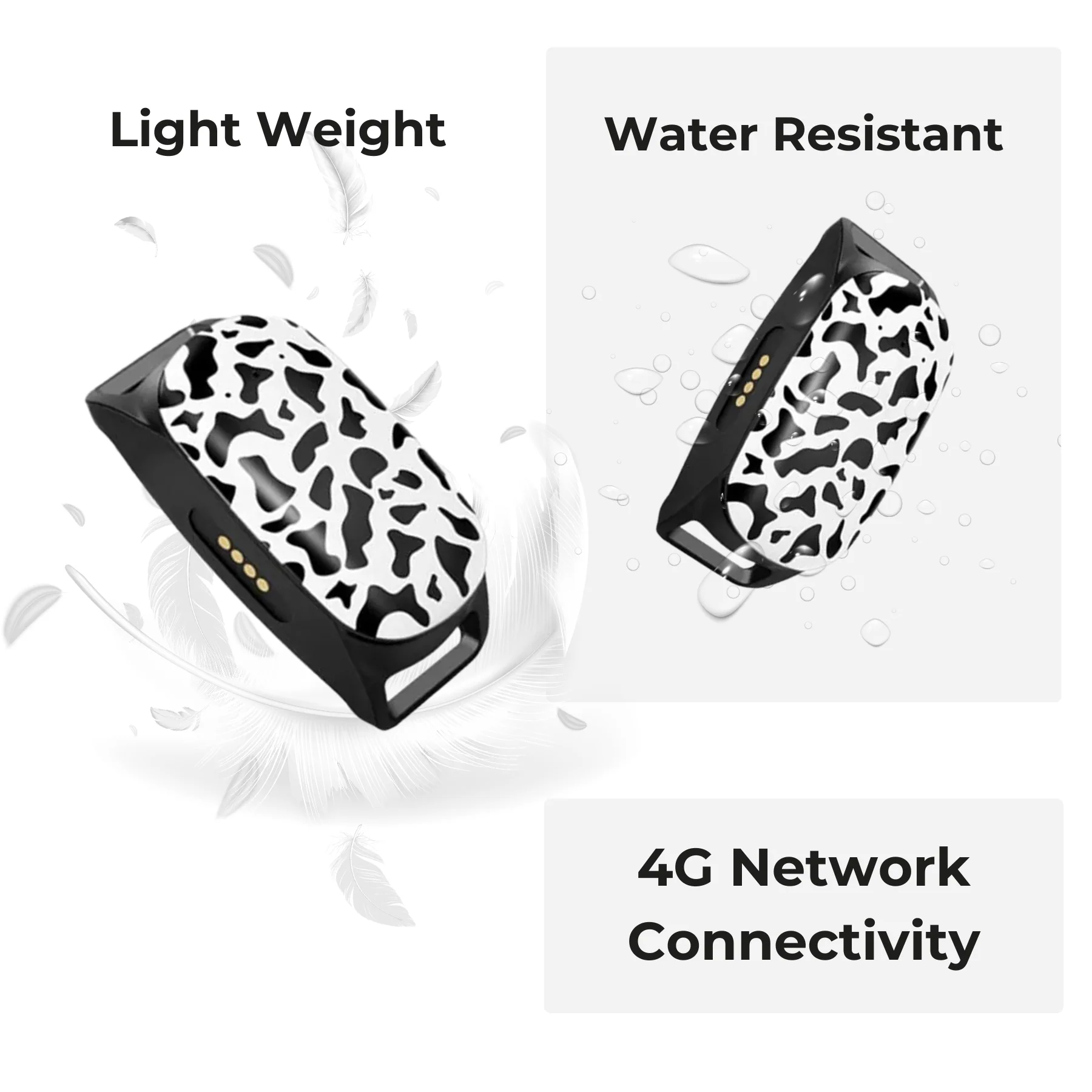 FeTaca G61 Smart 4G GPS Waterproof Collar Tracker with 12months Free Tracking & App Subscription for Dogs and Cats (White) - Image 8