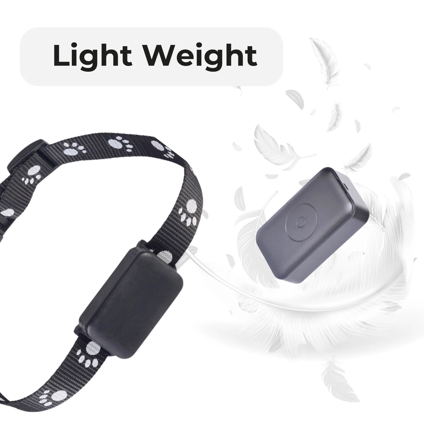 FeTaca Smart 4G GPS 850mAh Waterproof Mini Collar Tracker with 12months Free Tracking & App Subscription for Dogs and Cats (Black) - Image 3